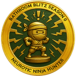 Neurotic Ninja Hunter Gold Badge