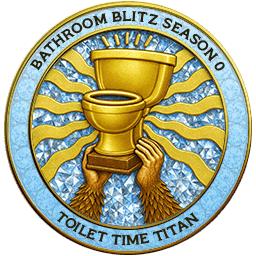 Toilet Time Titan Diamond Badge